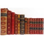 [MISCELLANEOUS]. BINDINGS Nine assorted works, in fourteen volumes, including Lytton, Lord. The