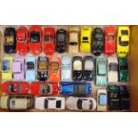 THIRTY 1/43 SCALE DIECAST MODEL CARS by Corgi, Hongwell and others, each mint or near mint (a few