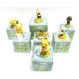 A COLLECTION OF SEVEN BOXED ROYAL DOULTON WINNIE THE POOH FIGURES: WP2 'Pooh and Piglet -the Windy