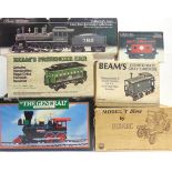 SIX JIM BEAM NOVELTY DECANTERS comprising 'The General' Locomotive; Casey Jones Locomotive and