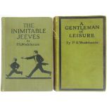 [MODERN FIRSTS] Wodehouse, P.G. The Inimitable Jeeves, first edition, Jenkins, London, 1923, grey-