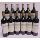 [WINE]. CHATEAU BELGRAVE, HAUT-MEDOC, 2010 twelve bottles.