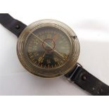 A GERMAN THIRD REICH LUFTWAFFE AIRCREW WRIST COMPASS by Kadlec-Instrumentenfabrik (AK39, FI 23235,