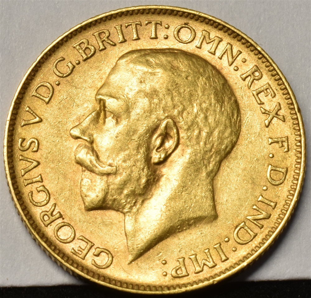 GREAT BRITAIN - GEORGE V (1910-1936), SOVEREIGN, 1918 Perth mint (P). - Image 2 of 2