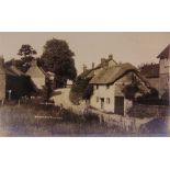 POSTCARDS - SOMERSET Approximately 165 cards, comprising real photographic views of houses at