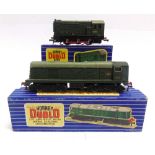 [OO GAUGE]. TWO HORNBY DUBLO LOCOMOTIVES comprising No.L30, B.R. (Class 20) bo-bo diesel-electric