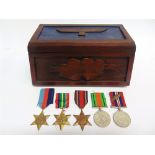 A SECOND WORLD WAR GROUP OF FIVE MEDALS comprising the 1939-45 Star; Pacific Star; Burma Star;