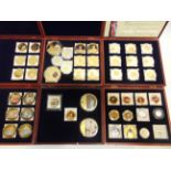 ASSORTED COLLECTOR'S COINS including those of British banknotes, Winston Churchill, Princess