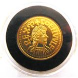 MISCELLANEOUS - A LONDON MINT OFFICE MILLIONAIRES GOLD EDITION COLLECTION REPLICA COENWULF PENNY (