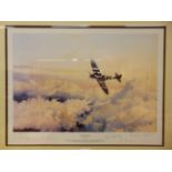 ROBERT TAYLOR (BRITISH, B.1946) 'Wings of Glory', colour print, limited edition 69/500, signed by