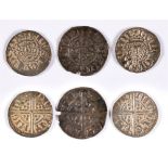 GREAT BRITAIN - THREE HAMMERED SILVER COINS comprising two Henry III (1216-1272), long cross