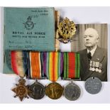 A GREAT WAR & LATER GROUP OF FOUR MEDALS TO CHIEF PETTY OFFICER MECHANIC W. JEFFERIES, ROYAL NAVAL