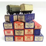 [OO GAUGE]. FOURTEEN HORNBY DUBLO WAGONS each with plastic wheels, each boxed.