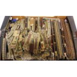 [OO GAUGE]. A LARGE QUANTITY OF HORNBY DUBLO THREE-RAIL TRACK some boxed, including points.