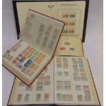 STAMPS - A GREAT BRITAIN & COMMONWEALTH COLLECTION Geo. VI - Eliz. II, (two stockbooks, binder and