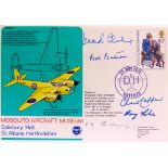 STAMPS - A GREAT BRITAIN MOSQUITO AIRCRAFT MUSEUM FLOWN COMMEMORATIVE COVER COLLECTION thirty of