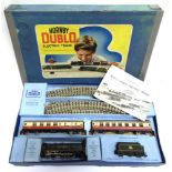 [OO GAUGE]. A HORNBY DUBLO NO.EDP12, PASSENGER TRAIN SET comprising B.R. Duchess Class 4-6-2