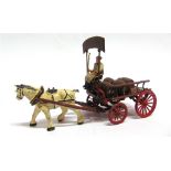 ASSORTED LEAD FIGURES & ACCESSORIES including a Taylor & Barrett brewer's dray, variable