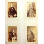 PHOTOGRAPHS - ASSORTED comprising approximately twenty-seven cabinet and 213 carte-de-visite