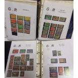 STAMPS - A GREAT BRITAIN & COMMONWEALTH COLLECTION Geo. VI, mint and used, (three albums).