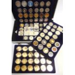 ASSORTED COLLECTOR'S COINS in a large storage case, (total 91 coins).