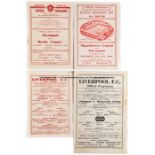 Collection of 74 Liverpool FC 1940s home programmes, 4 x 43-44, 16 x 44-45, 10 x 45-46, 28 x 46-