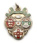1959-60 Rugby League Challenge Cup Final runners-up silver medal awarded to Hull F.C. player,