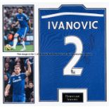 Branislav Ivanovic signed replica jersey from Chelsea's 2014-15 Premier League winning season,