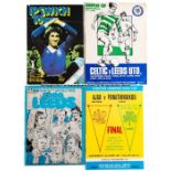 A collection of 70 programmes for Finals & Semi-Finals of the European Cup, European Cup Winners'