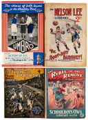 Collection of inter-wars publications featuring football, including Allsports, Football