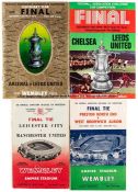 An unbroken run of F.A. Cup Final programmes dating between 1954 and 1985, including replays (37)