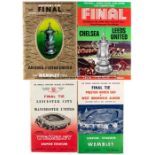 An unbroken run of F.A. Cup Final programmes dating between 1954 and 1985, including replays (37)