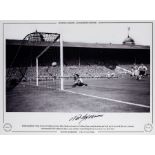 Nat Lofthouse Bolton 1953 F.A. Cup final large signed print, from a limited edition, numbered 46