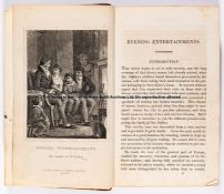 Rare 1829 book containing a short but very early essay on golf in Scotland, ‘Evening Entertainments’
