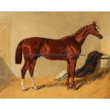 John Frederick Herring, Snr. (British, 1795-1865) THE EARL OF LICHFIELD'S LIGHT CHESTNUT COLT ELIS