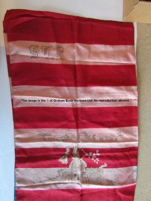 John L. Sullivan boxing flag attributed to his 1888 bare knuckle bout with Charley Mitchell, - Image 12 of 18
