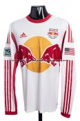 Thierry Henry white No.14 New York Red Bulls jersey from the friendly match v Arsenal played at