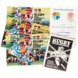Rare Rugby Union programmes for England’s first tour to Argentina in 1981, covering six of the seven
