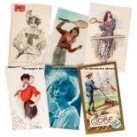 Lawn tennis postcards, general subjects (approx. 450)