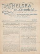 Chelsea v Tottenham Hotspur programme 22nd March 1919, London Football Combination wartime issue