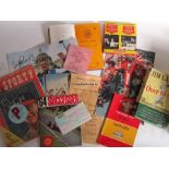 Collection of sporting programmes and ephemera, with content from the 1930s onwards, boxing