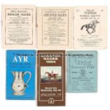 Collection of various Flat racecards, including two for Lingfield Park 1915 and 1919, and Redcar