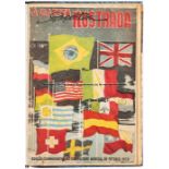 Brazilian 1950 World Cup souvenir magazine 'Gazeta Esportiva Ilustrada', 194-page, large format,