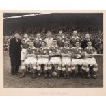 Photograph of the Wales team who played Northern Ireland at Windsor Park, Belfast, 16th April