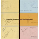 26 Formula 1 driver signatures plus 50 from various other formulae, as obtained in the late 1970s to