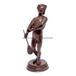 Alfred Barye 'Le Fils' (1839-1882) JEU DE PAUME PLAYER signed BARYE FILS, bronze, Jeu de Paume