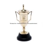 Jockey's prize for 1963 Ascot Gold Cup, won by Lester Piggott on Twilight Alley, silver gilt