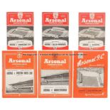 Collection of 742 Arsenal home match programmes dating between seasons 1949-50 and 1990-91, In 3