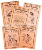 Five Tottenham Hotspur home programmes season 1938-39, Football Leagues v Nottingham Forest,