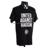 Manchester United player's pre-match warm-up t-shirt from the first match back after lockdown v